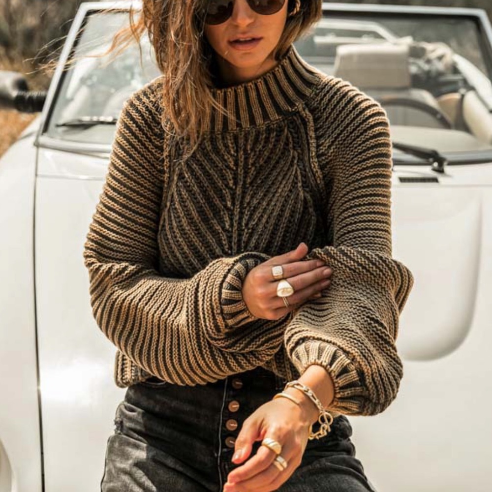 Olympe Cable-Knit Sweater